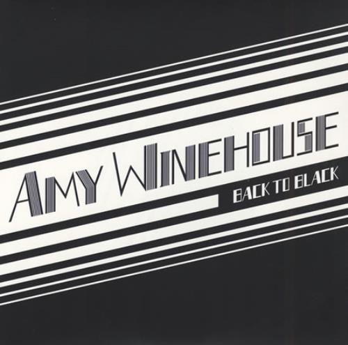 Amy Winehouse Back To Black - White vinyl UK Promo 7